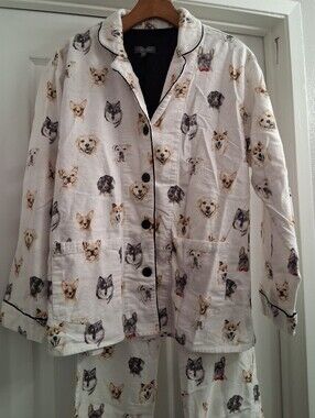 PJ Salvage Dog Print Pajamas Small